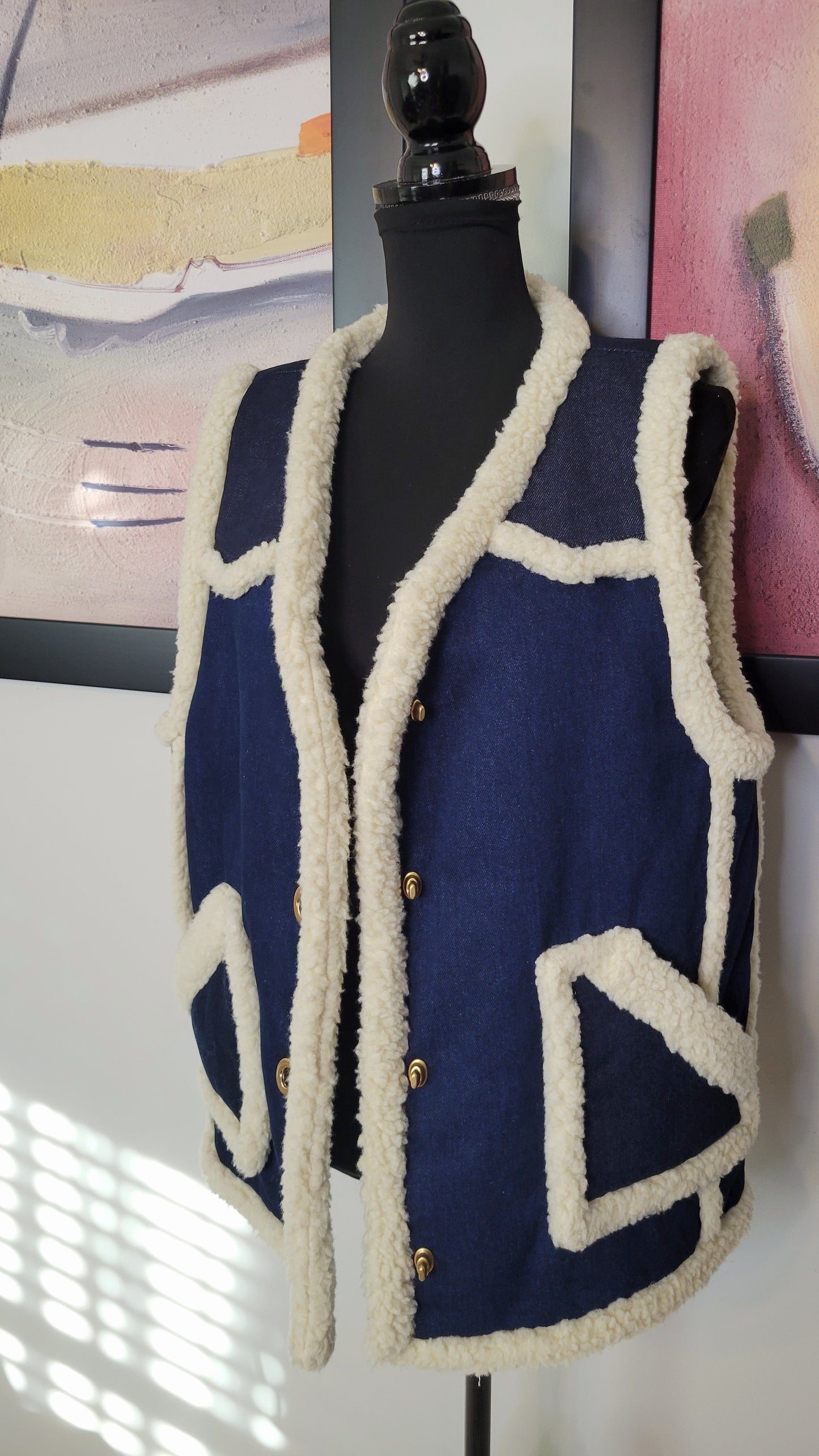 SIZE M/L SCHOTT COACH VEST