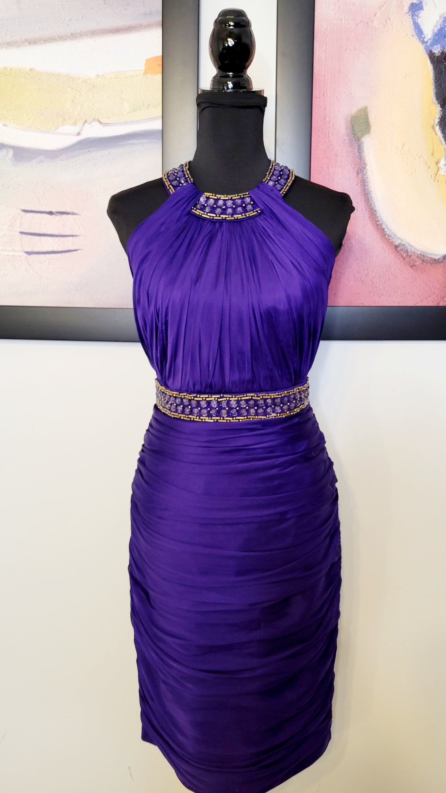 SIZE 8 CARMEN MARC VALVO DRESS