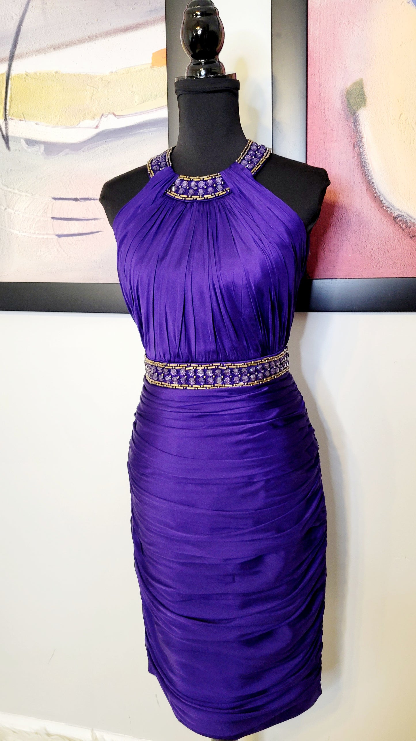 SIZE 8 CARMEN MARC VALVO DRESS