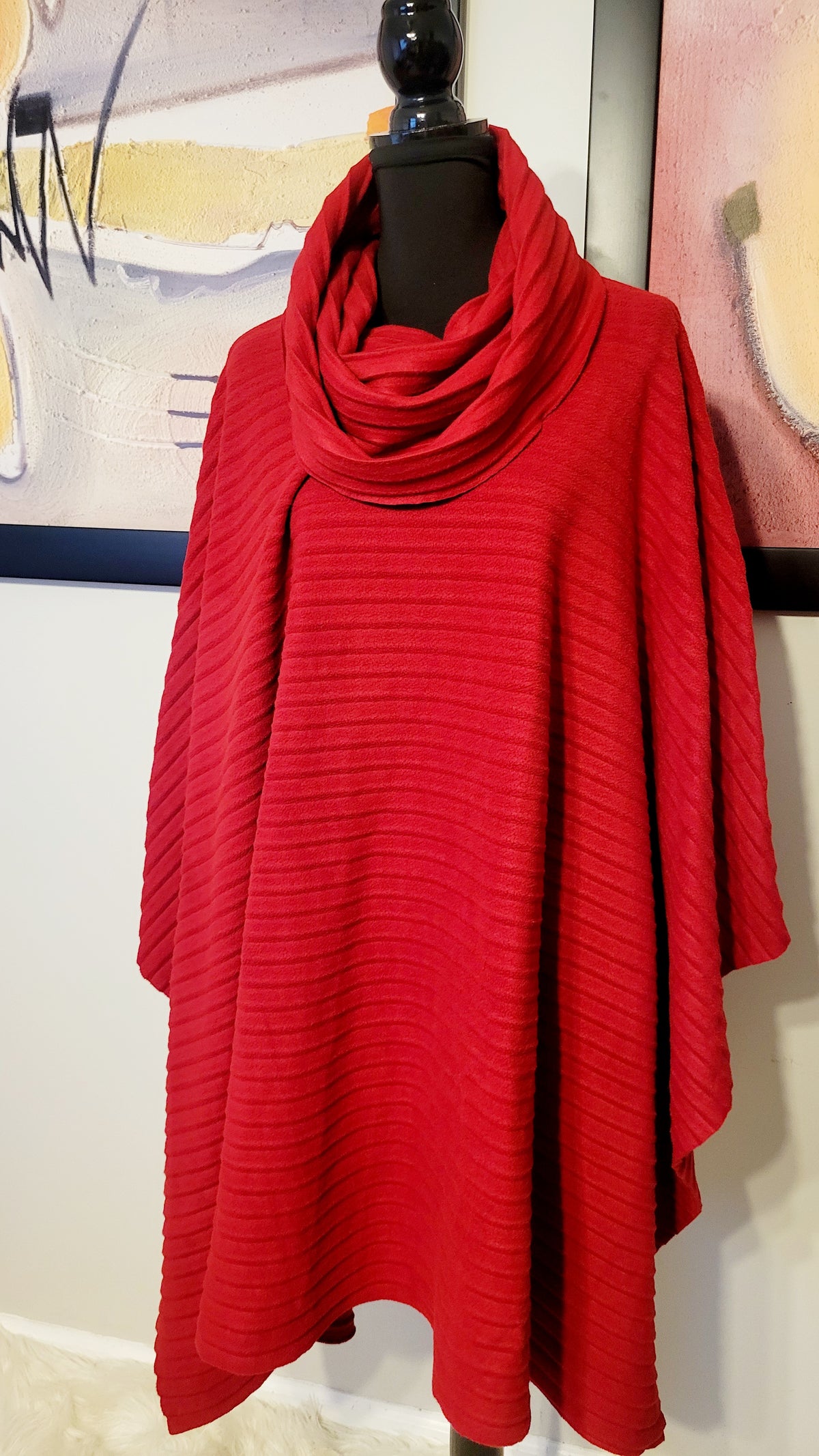 SIZE ONE SIZE RED LEMODA CAPE