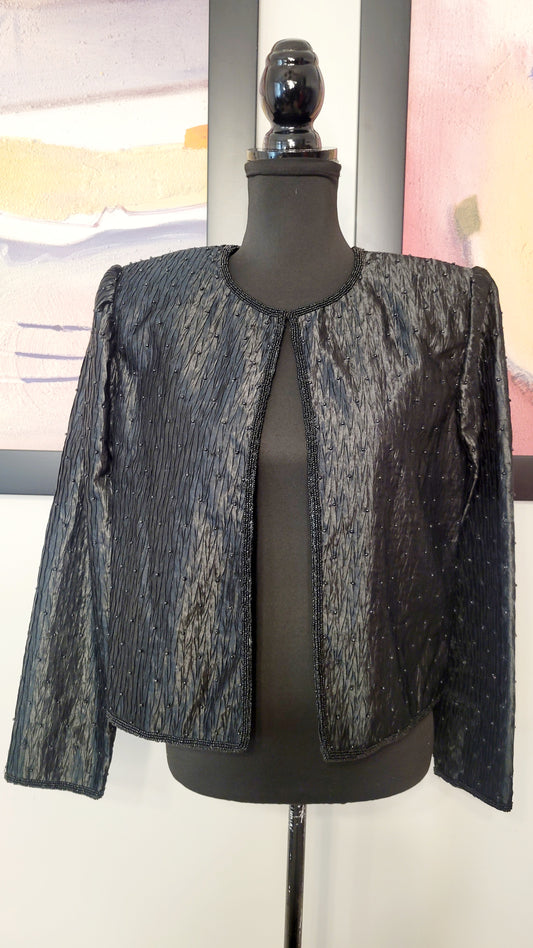 11.11.2024 SIZE M PAPELL BEADED BLACK JACKET