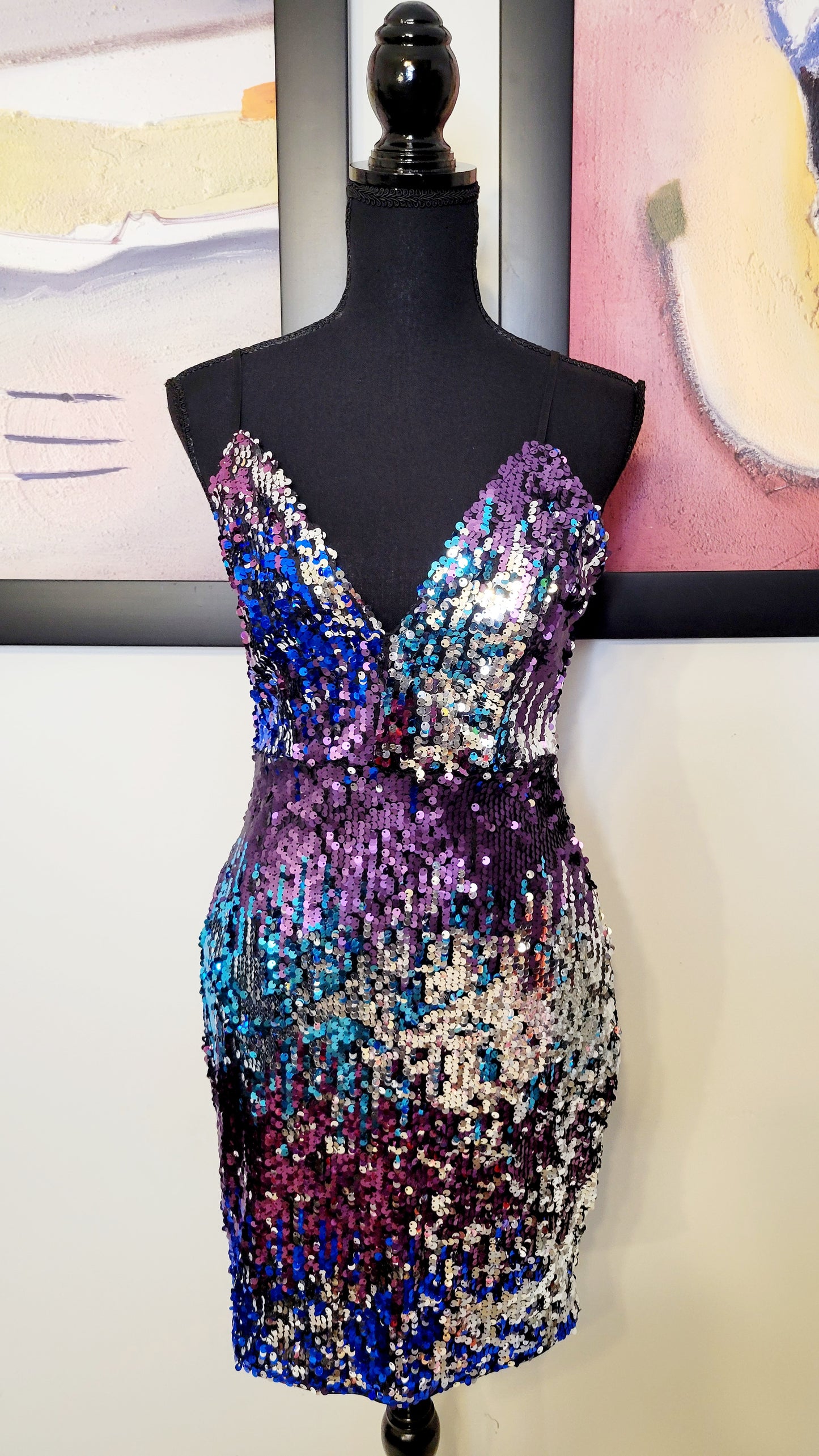 SIZE L SHOP 17 SEQUIN DRESS