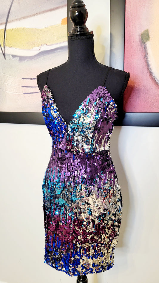 SIZE L SHOP 17 SEQUIN DRESS