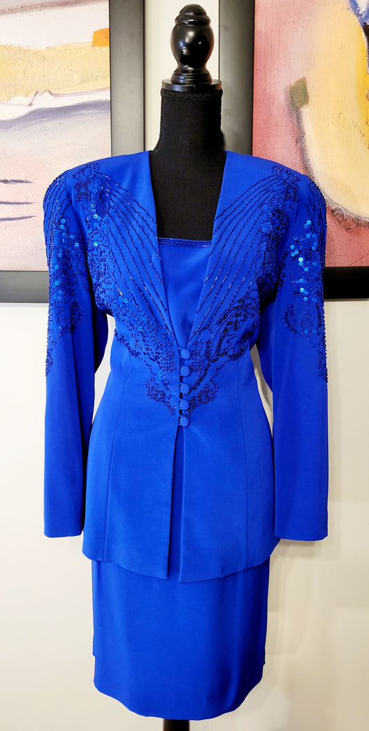 12.8.2021 Size 12 No Name 3 Piece Skirt Suit