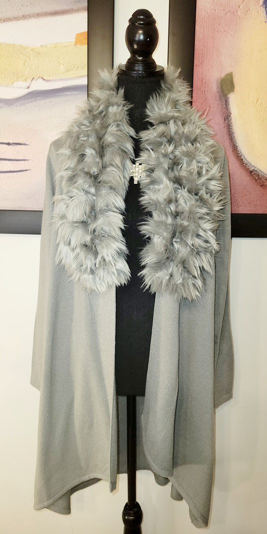 SIZE S ALFANI DUSTER/SWEATER
