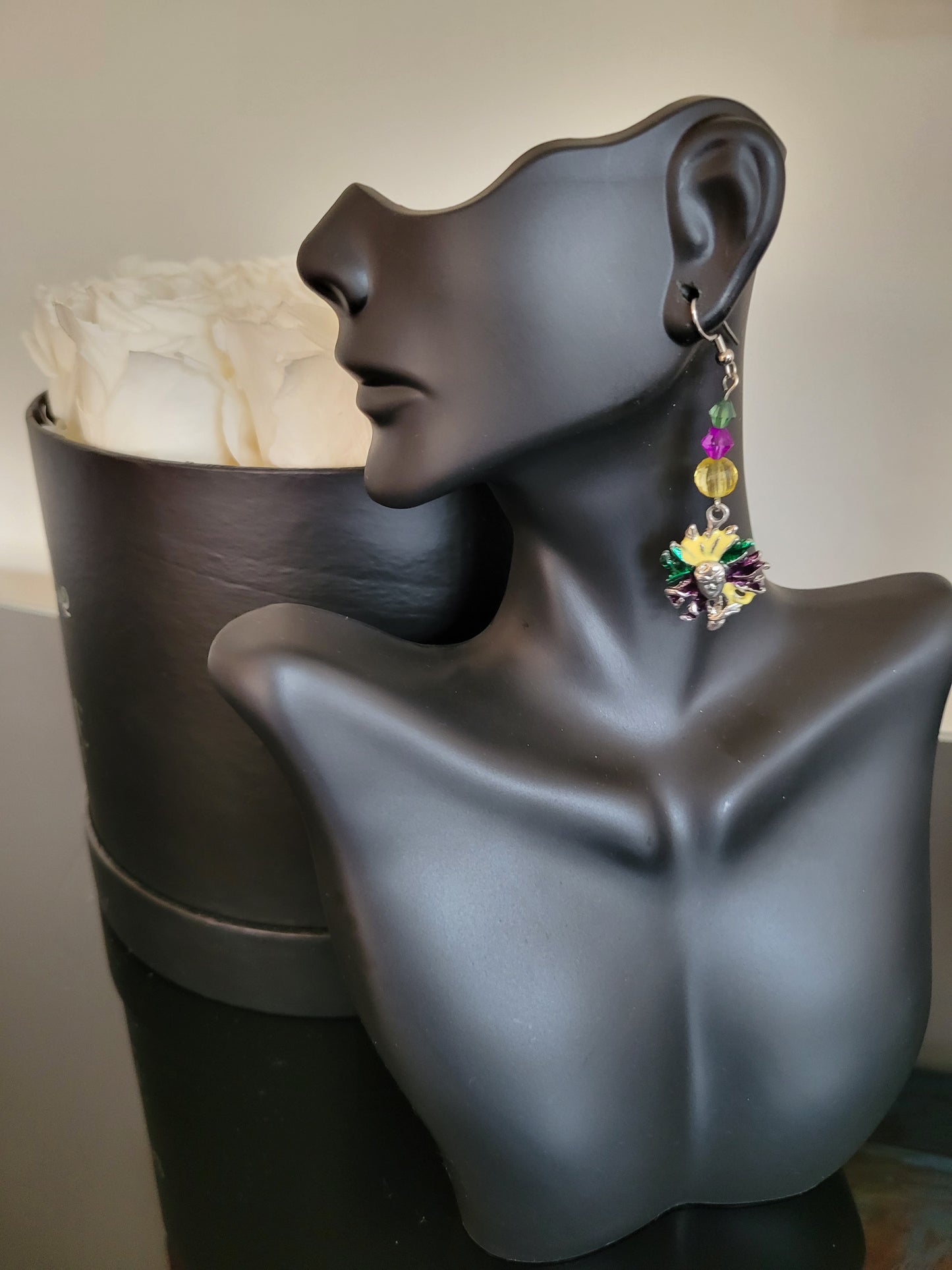 Mardi Gras Earrings